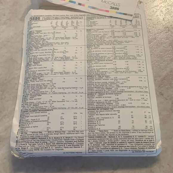 Child’s costume Pattern   - Picture 4 of 4